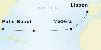 14-Day Cruise from Palm Beach to Lisbon: Transatlantic Spring Voyage II