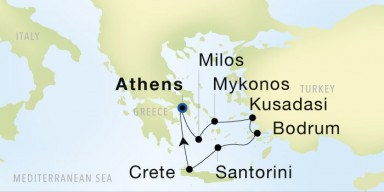 7-Day  Luxury Voyage from Athens (Piraeus) to Athens (Piraeus): Greek Journey to Ephesus