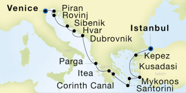 12-Day  Luxury Voyage from Istanbul to Venice: In the Footsteps of Marco Polo