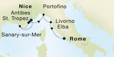 7-Day Cruise from Nice to Rome (Civitavecchia): French & Italian Riviera Delight
