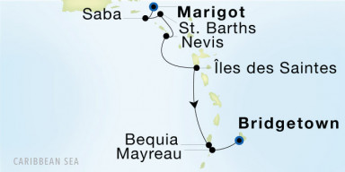 7-Day  Luxury Cruise from Marigot to Bridgetown, Barbados: Windward Islands Explorer