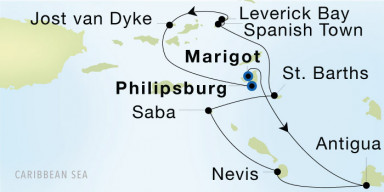 7-Day  Luxury Voyage from Marigot to Philipsburg: Leeward Islands Discovery