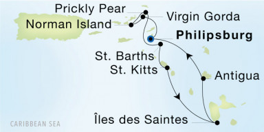 7-Day  Luxury Cruise from Philipsburg to Philipsburg: Leeward Islands Discovery