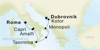 8-Day  Luxury Cruise from Rome (Civitavecchia) to Dubrovnik: Mediterranean & Adriatic Explorer