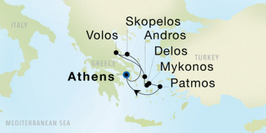 7-Day  Luxury Cruise from Athens (Piraeus) to Athens (Piraeus): Yachting the Greek Isles