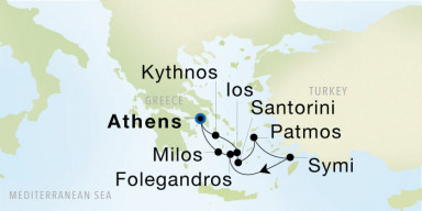 7-Day  Luxury Voyage from Athens (Piraeus) to Athens (Piraeus): Yachting the Greek Isles