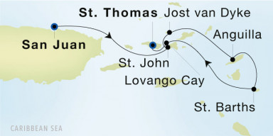 7-Day Cruise from San Juan to Charlotte Amalie, St. Thomas: Grand Island Adventure