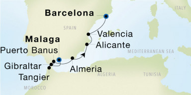 7-Day  Luxury Voyage from Malaga to Barcelona: Spanish Riviera Revealed