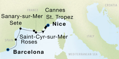 7-Day  Luxury Cruise from Barcelona to Nice: Western Mediterranean Delight