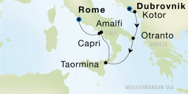 7-Day  Luxury Voyage from Dubrovnik to Rome (Civitavecchia): Mediterranean & Adriatic Explorer