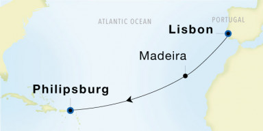 13-Day  Luxury Voyage from Malaga to Philipsburg: Transatlantic Autumn Voyage I