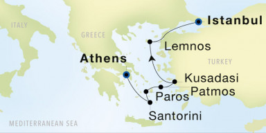 7-Day  Luxury Voyage from Athens (Piraeus) to Istanbul: Engaging Istanbul & the Greek Isles