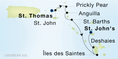 7-Day  Luxury Cruise from Charlotte Amalie, St. Thomas to St. John's, Antigua: Leeward Islands Discovery