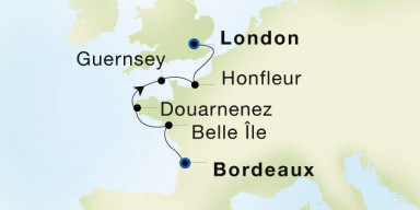 7-Day  Luxury Voyage from Bordeaux to London: Bordeaux & Brittany Discovery