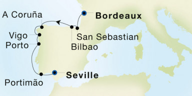 11-Day  Wine Cruise from Bordeaux to Seville: Yachting France & Spain's Coastline