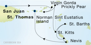 7-Day  Luxury Voyage from San Juan to Charlotte Amalie, St. Thomas: Caribbean Islands Adventure