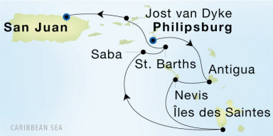 7-Day Cruise from Philipsburg to San Juan: St. Barths & Caribbean Gems