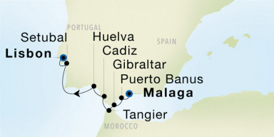 7-Day Cruise from Malaga to Lisbon: Western Mediterranean Explorer